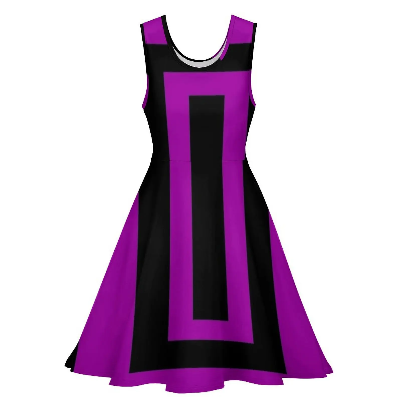 black and purple rectangles Sleeveless Dress prom dresses 2024 dresses for special events summer dresses women 2024 Summer skirt