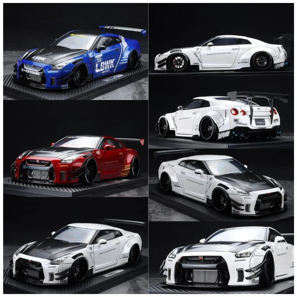 IG Ignition 1:18 GTR R35 Type2 JDM Simulation Limited Edition Resin Metal Static Car Model Toy Gift