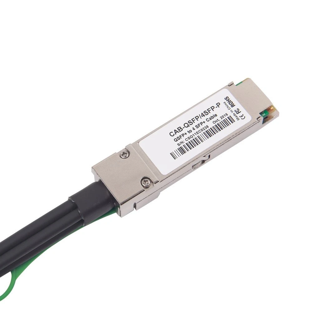 40G QSFP+ to 4x SFP+ Breakout DAC Cable for Arista CAB-Q-S-1M, 1m-3m and Custom Length