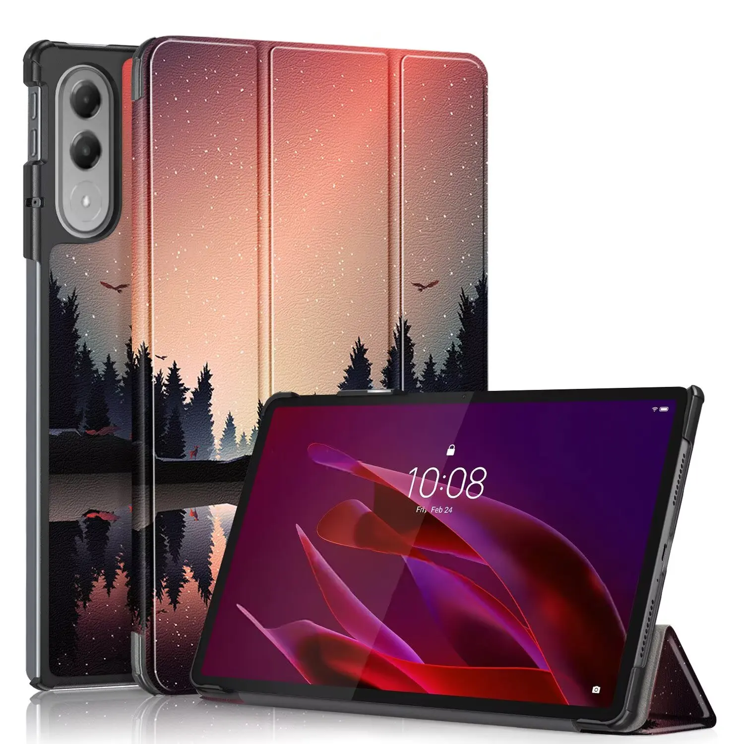 Tablet Case for Lenovo Yoga Tab 2025 11.1inch PU leather Material Kickstand Function Protective Cover