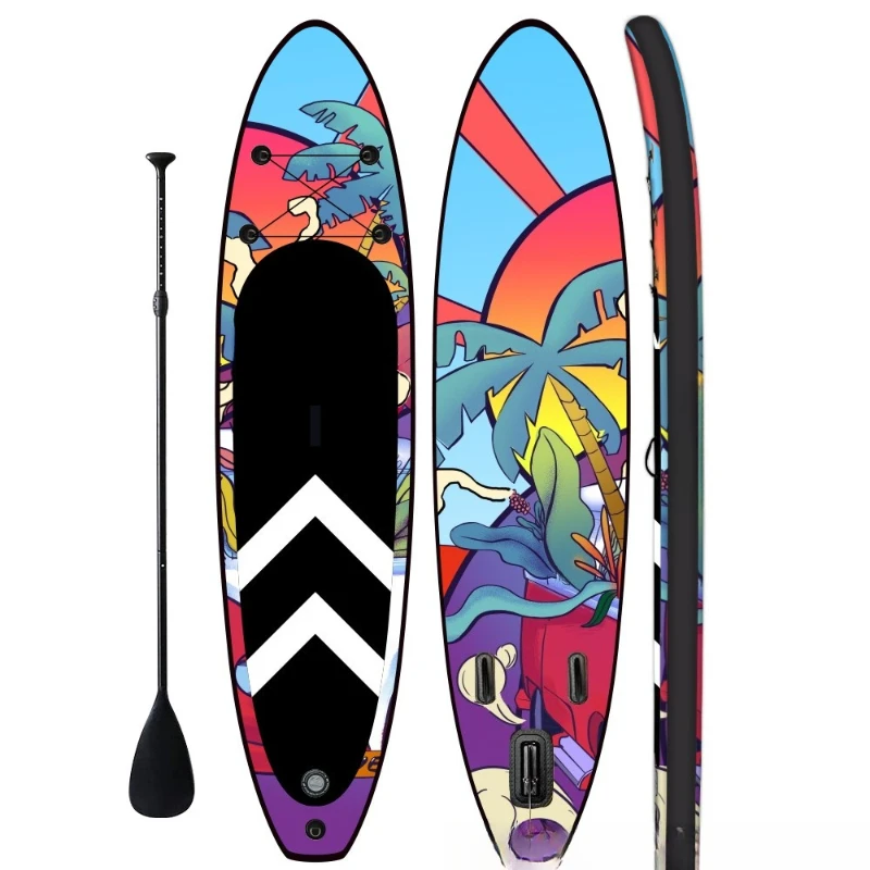 Pulp Board, Ruderboard, faltbares Paddleboard, gebürstet, weiches Surfboard, aufblasbar, tragbar, wasserdicht