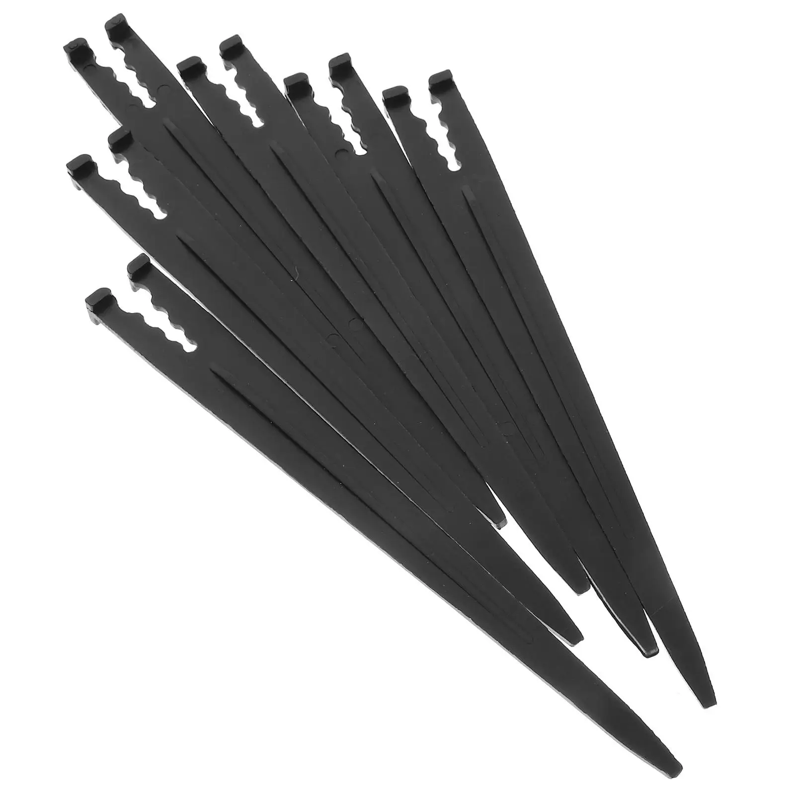 

100Pcs Hose Bracket 3/5 Support Stakes Irrigation Tool Gardening Fixing Tools Ground Nail Plastic Pegs Watering Pole Garden