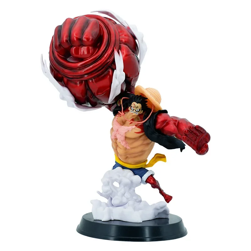 30cm One Piece Luffy Great Saruwang Gun 4th Gear Big Fist Luffy Anime Action Figure Model Pvc Statue Doll Collection Toys Gift - view 5
