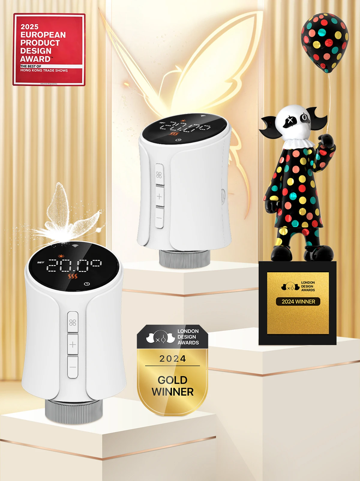 Intelligenter WiFi-Zigbee-Thermostat Tuya Thermostatisches Heizkörperventil Fußbodenheizungs-Temperatursensor APP-Fernbedienung Thermostatkopf Sprachsteuerung Alexa Google Home Yandex Alice – Detail 1
