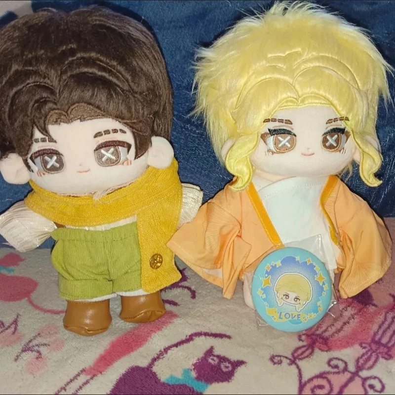 

20cm Anime Game Identity V Journalist Kawaii Cosplay Soft Cotton Doll Body With Skeleton Cartoon Dress Up Toy Figures Fans Gift