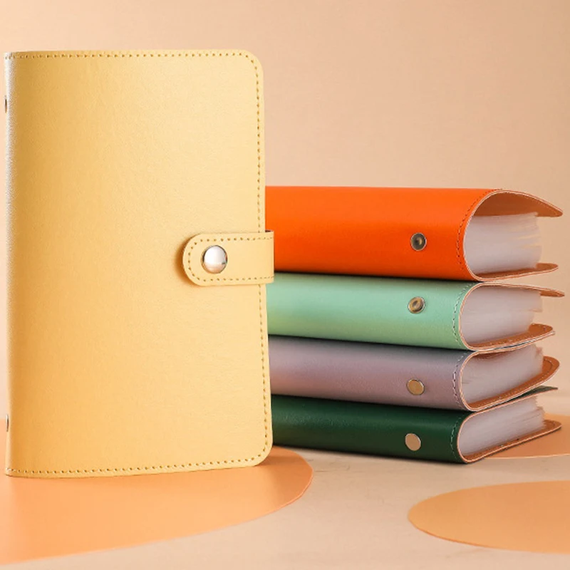 2025 الميزانية الموثق بولي Leather الجلود دفتر المغلفات النقدية نظام مجموعة كليب على جيوب الموثق لتوفير المال فاتورة المنظم الهدايا