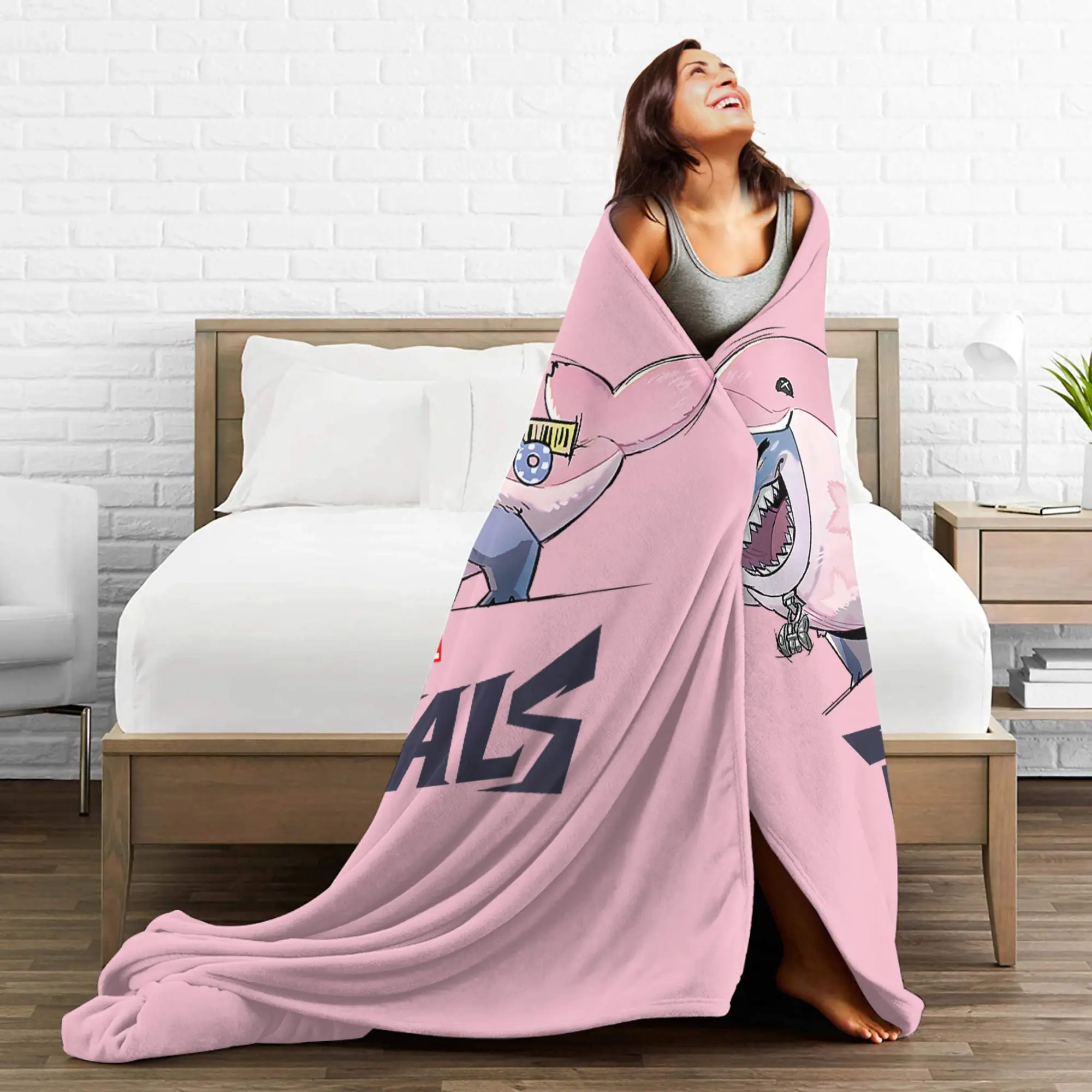 مارفل منافسين جيف ذا لاند القرش بطانية محبوكة لطيف تمويه غامض رمي البطانيات السرير المحمولة لينة الدافئة متعددة الوظائف لحاف