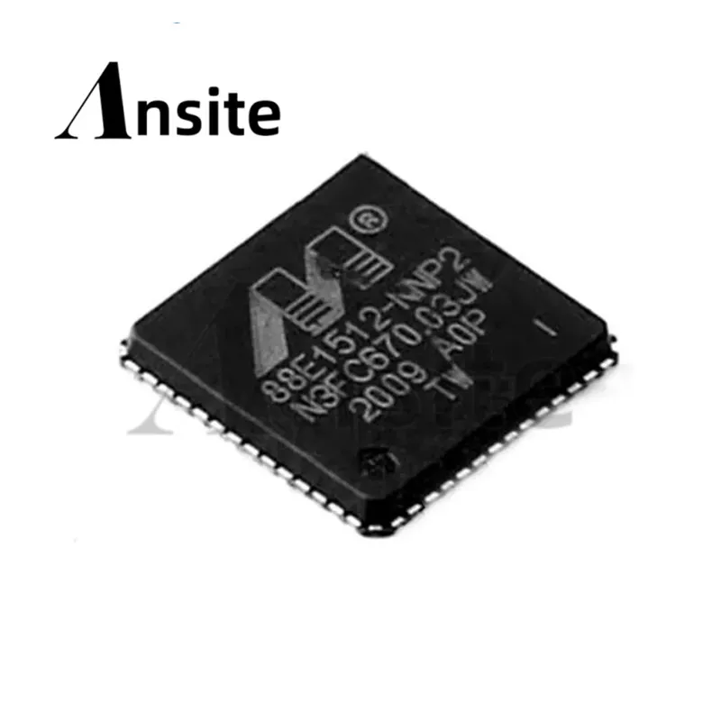 

5 pieces per lot, 100% brand new and original, 88E1512-A0-NNP2I000 package, QFN-56 Ethernet chip