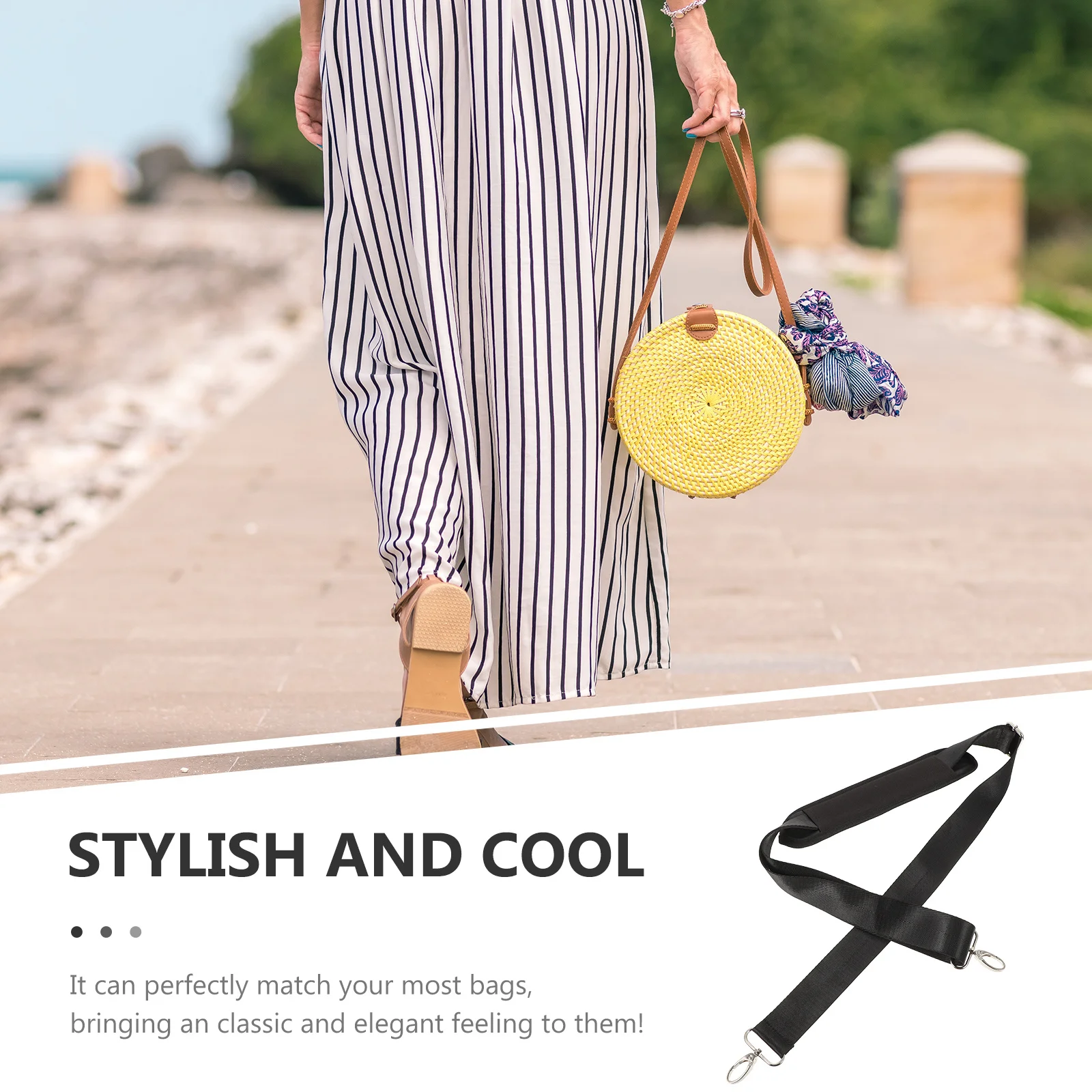 1 conjunto de alça de bolsa universal, substituição de cinto de ombro ajustável grosso para bolsa crossbody bolsa de câmera confortável alça antiderrapante