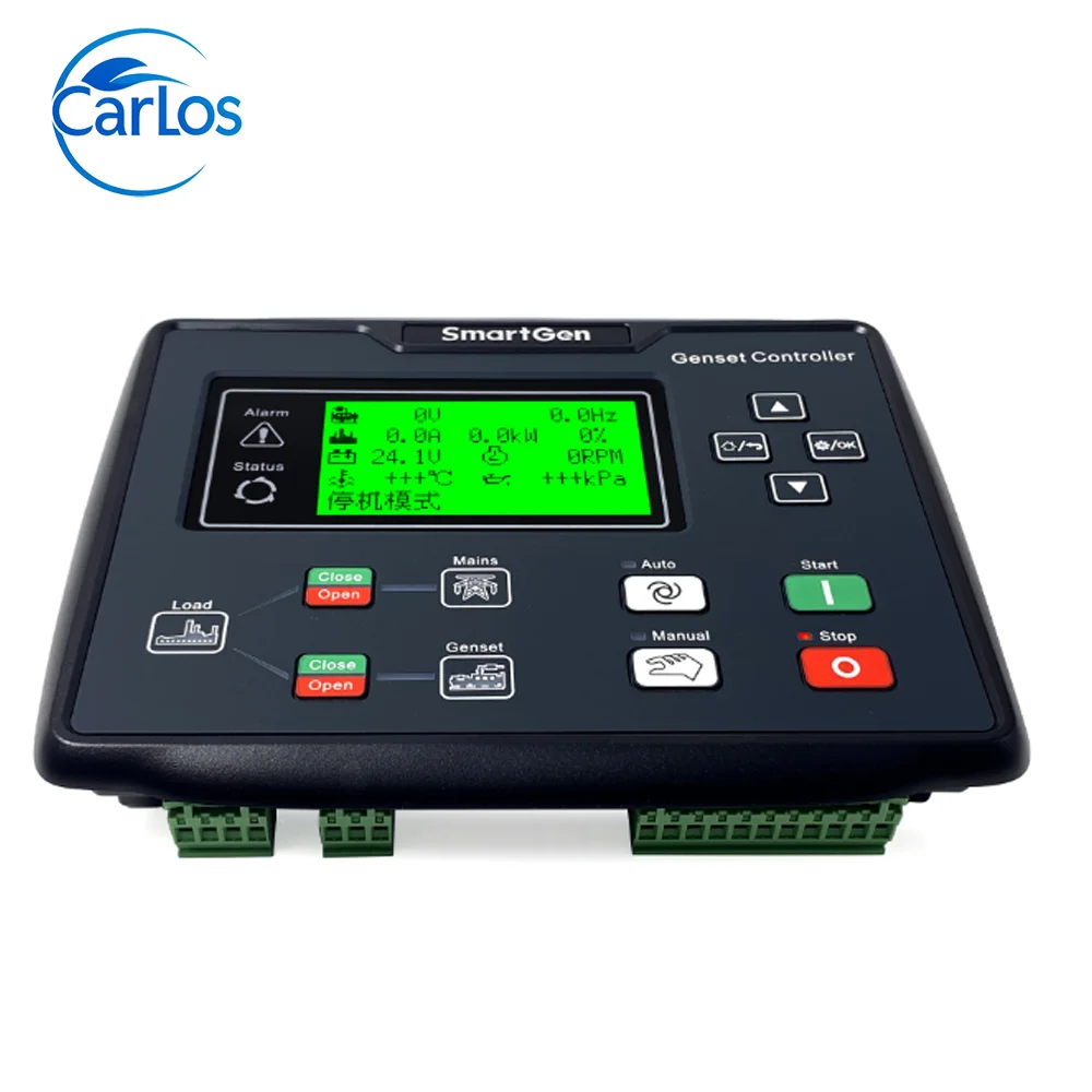 HGM 6120N SmartGen HGM6120N AMF Generator Auto Start Stop Controller LCD Control Module Panel Circuit Board Diesel Genset Parts