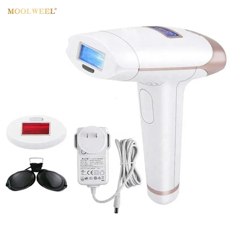 High Efficiency 21J IPL Hair Removal Permanent Handset IPL Machine Home Use Hair Removal Device For Woman