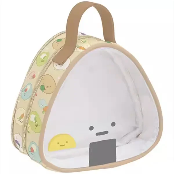 Sumikko Gurashi Rice Ball Clear Makeup Bag Storage Organizer Anime Kawaii Cute Travel Cosmetic Bags Transparent Toiletry Bag