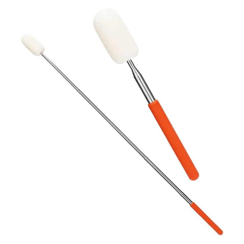 

2Pcs Telescoping Sponge Stick For Pottery, Retractable Mud Tools Clay Sponge On A Stick With Handle