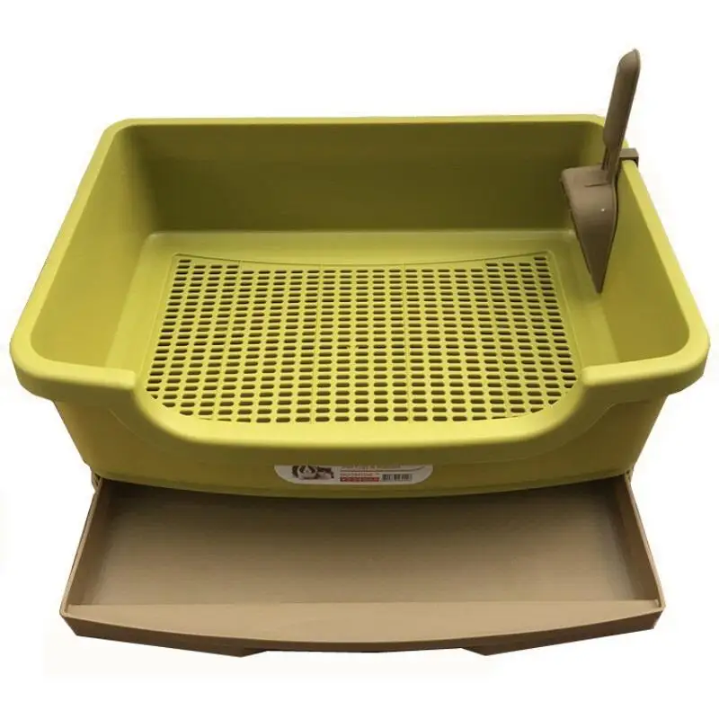 Cat Litter Box Large Semi-enclosed Cat Toilet Double-layer Drawer Type Pine Cat Sand Box Feces Box Deodorant Cat