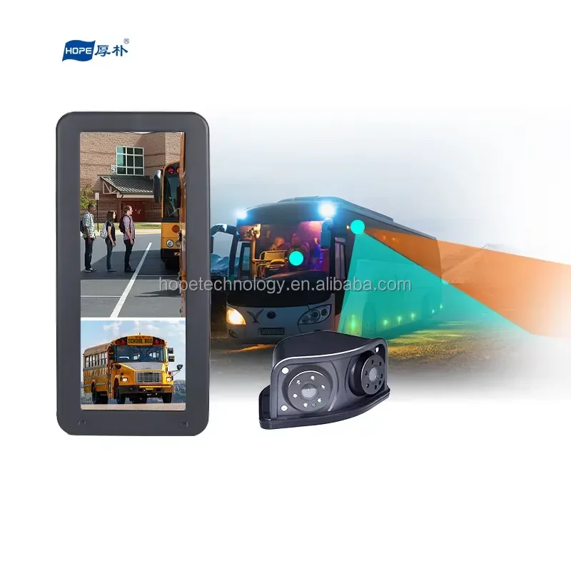Trending 12.3inch HD Digital Rear-view Mirror Bus DVR System With Dual-lens Color Night Vision Cameras
