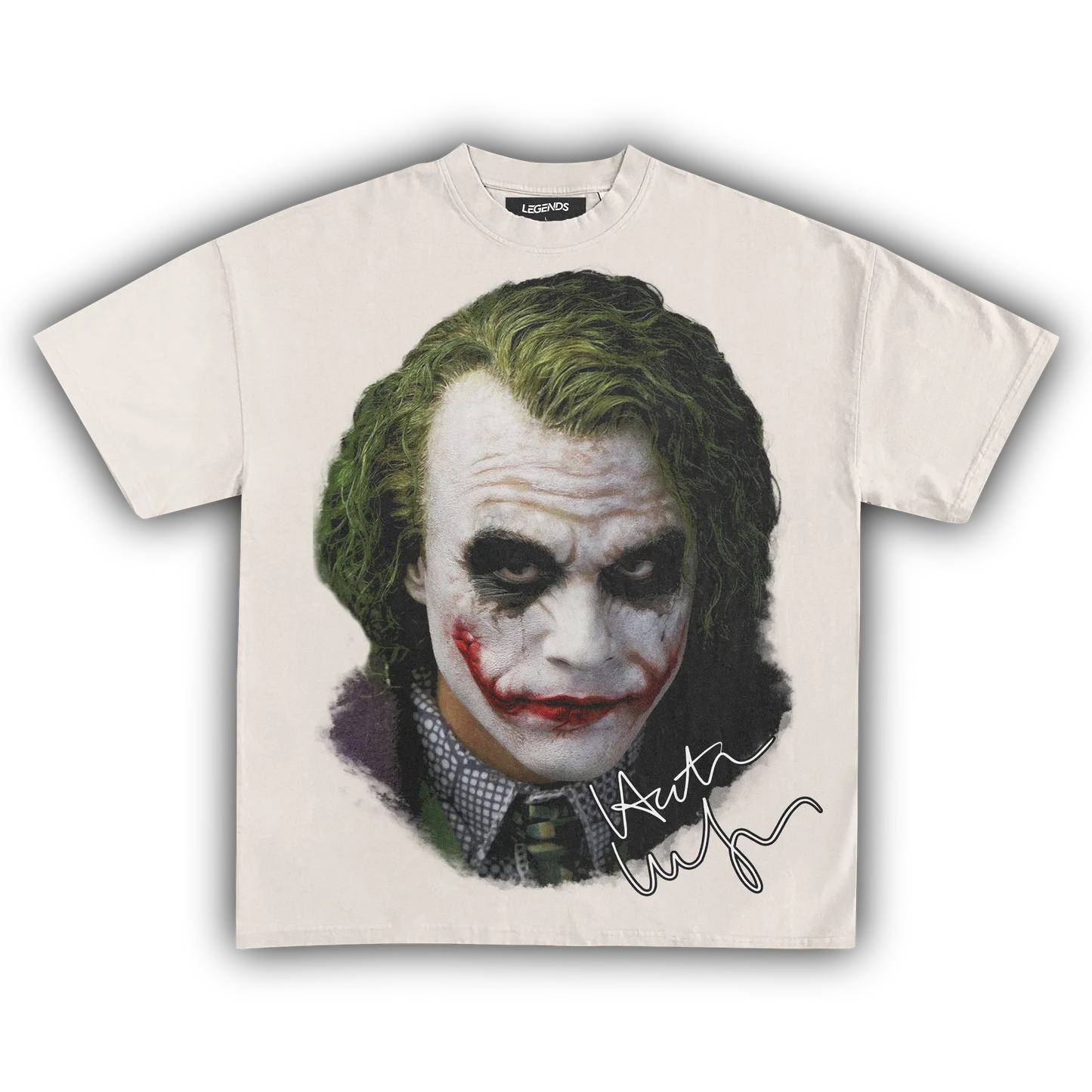 JOKER BIG FACE Grapic Men's T-Shirt  Summer Vintage Cotton Short Sleeve Tops Casual Streetwear Men Women Oversized Clothing