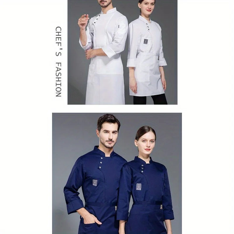 Waterproof chef work clothes thick wear resistant hotel restaurant kitchen work clothes
