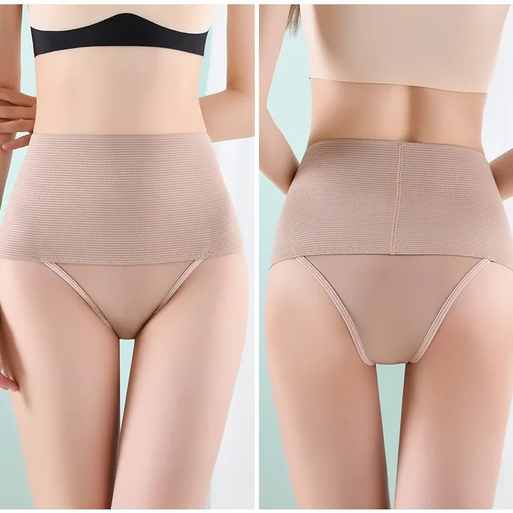 

Women's High Waist Tummy Control Shapewear Panties Shaping Thongs Body Shaper Underwear