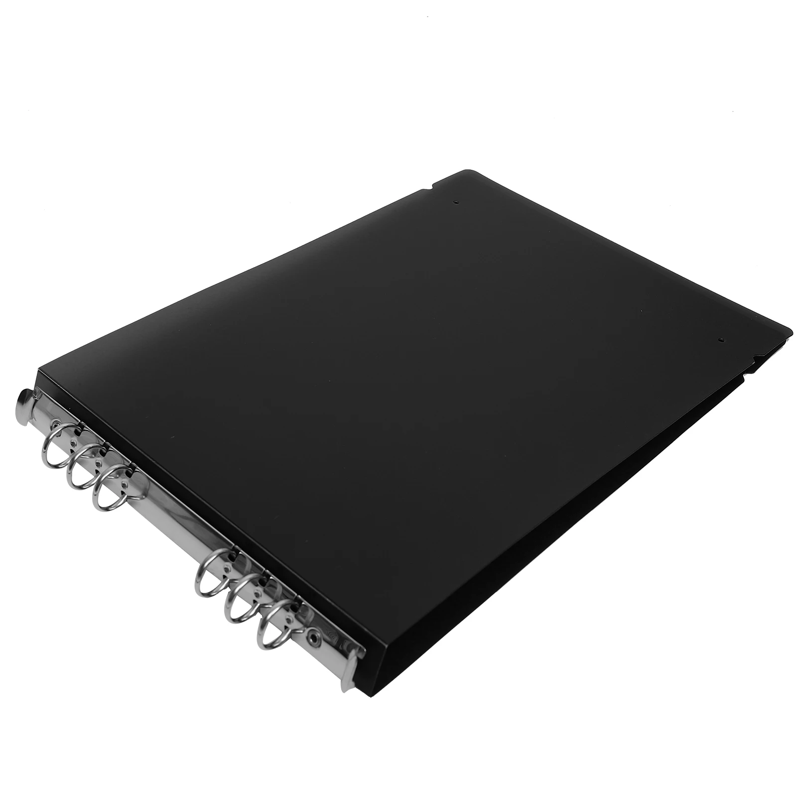 

A4 Binder Folder Shell Clear Plastic Notebook Cover 6 Holes White Office School Document Storage Loose Leaf File