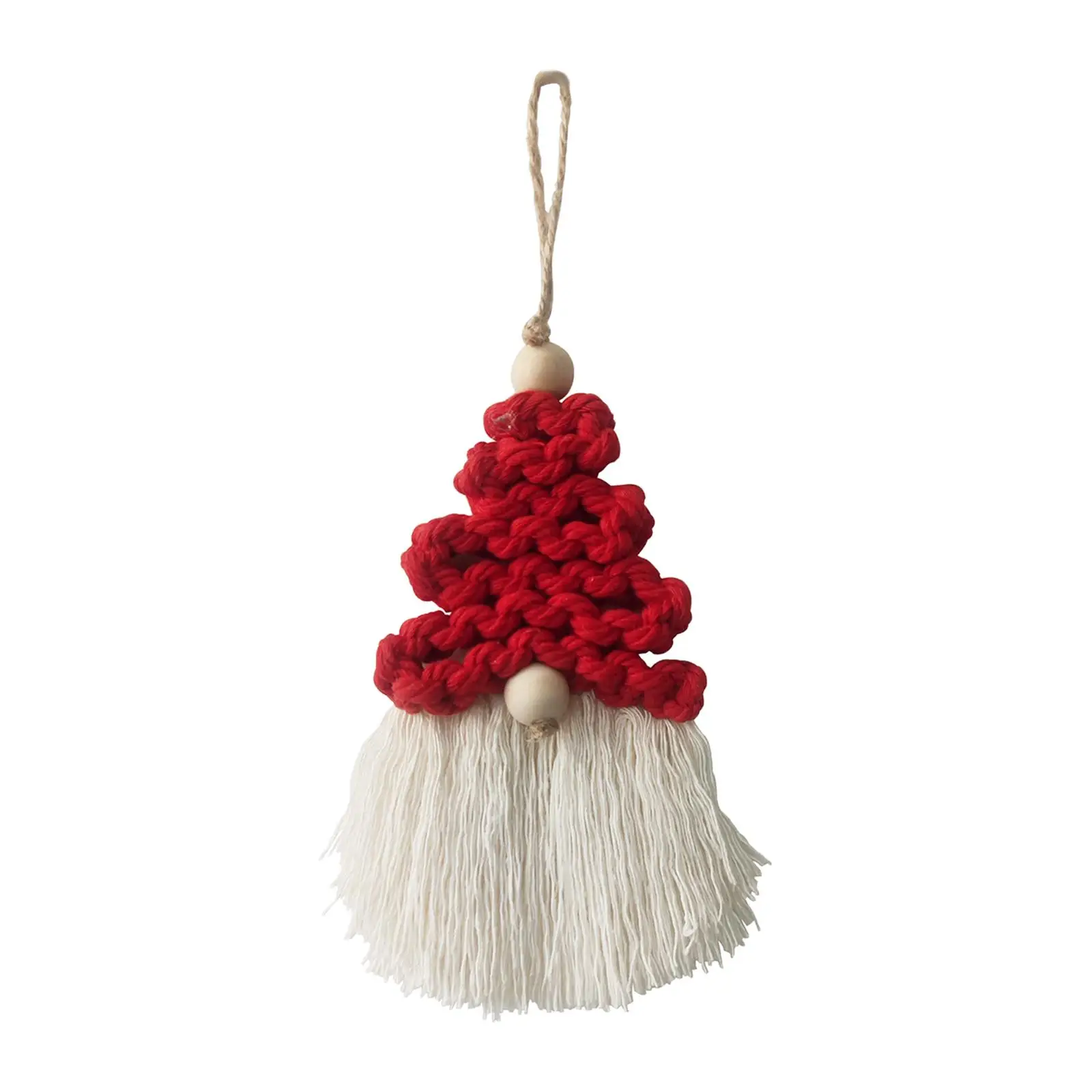 Christmas Tree Hanging Pendant Cotton Thread Ornament for Party Window Room New Year Decoration