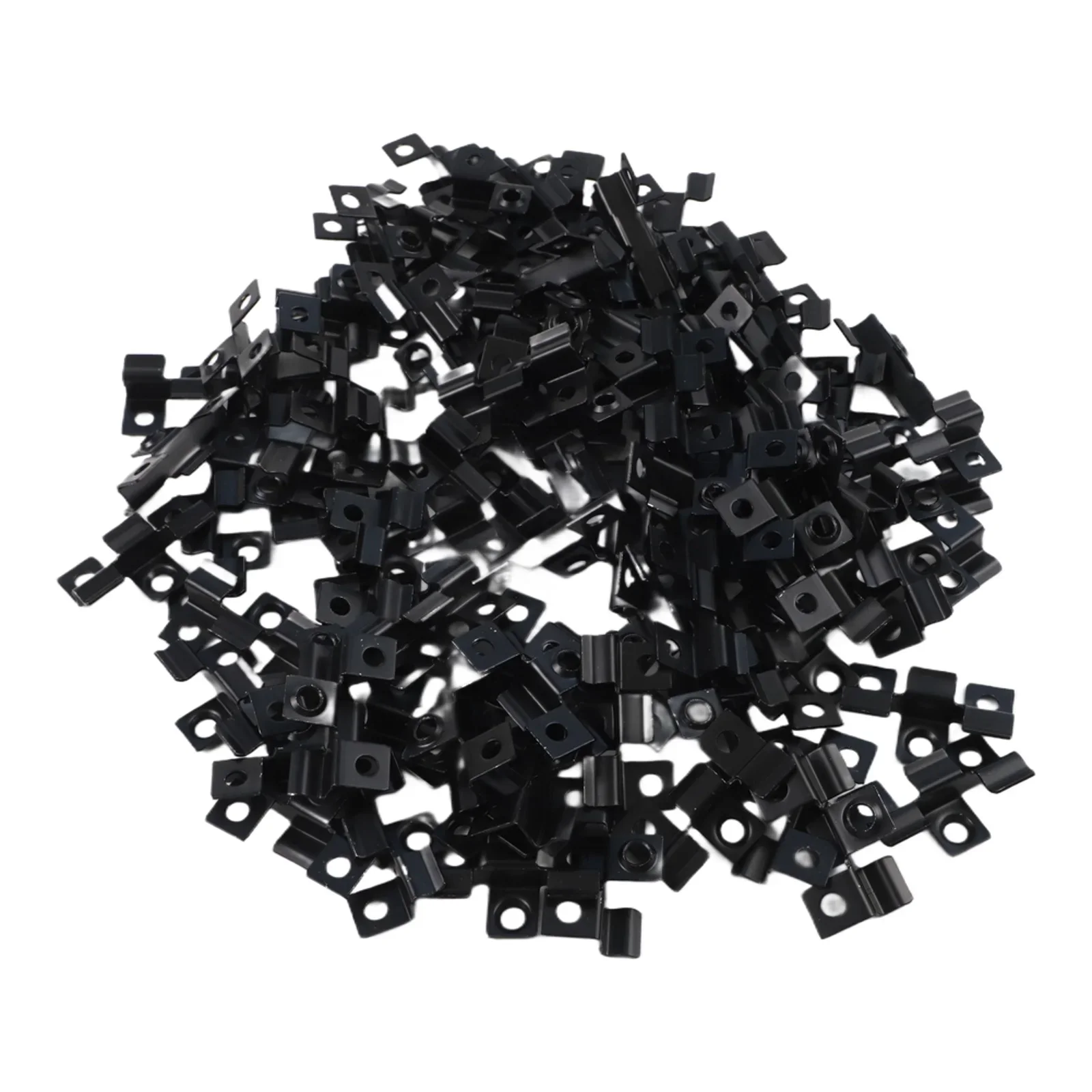 100x Stainless Steel Composite Decking Clips Fastener Board Clip for Secure Deck Board Fixings with Recessed Mounting Bracket
