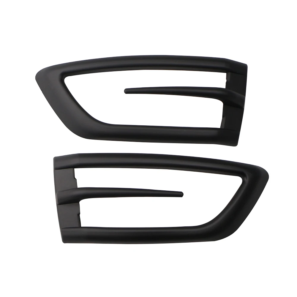 For Ford Ranger 2012-2020 T6 T7 T8 Car Accessories Part Turning Lamp Cover ABS Matte Black Exterior Side Mirror Light Cover view 3