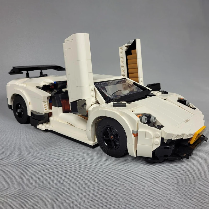 

NEW 1302Pcs Parts Creative Expert MOC Murcielago SV LP7604 MOD 10295 Sports Cars Building Blocks DIY Bricks Toys