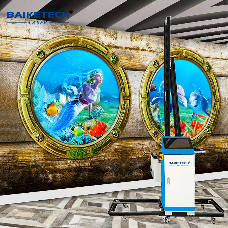 TH-UP600 Прямая продажа с фабрики 3D УФ-вертикальный настенный декор струйный принтер Три DX10 для внутренней и наружной печатной машины