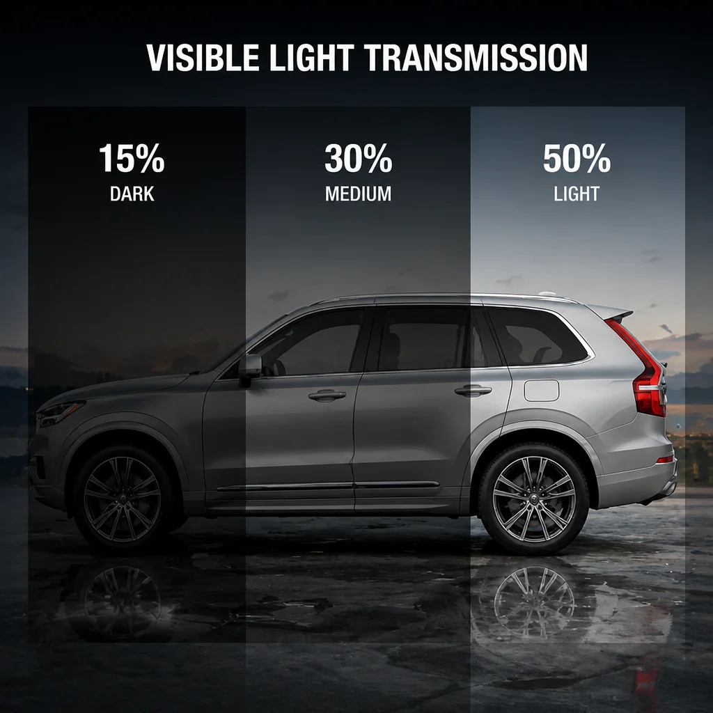 Custom Fit Precut Window Tint, Reusable Removable EPU Film for Dacia Sandero 2013-2016, Effective UV Heat Insulation Protection