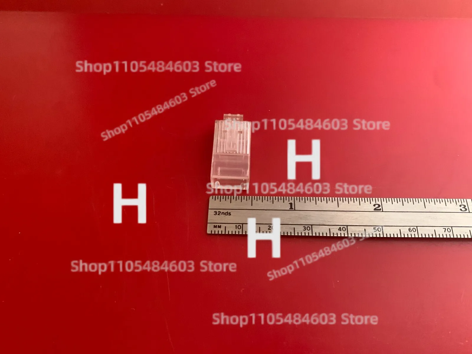10x MP10P10C FOR MODULAR PLUG CONNECTOR RJ45 Plug Shell 10Way 21x12x8mm Gold Contact