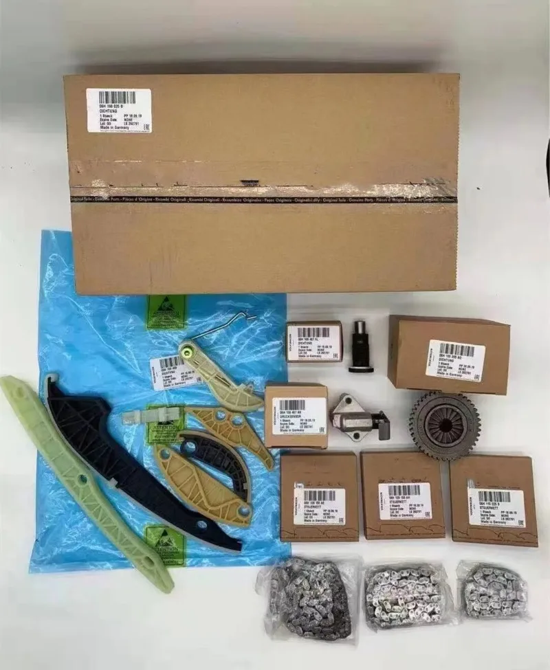 06K109467A8KB,06H109467AR,06H109509L Set Of 13pcs Genuine OEM Timing Chain Kit For Volkswagen Jetta Passat Golf Beetle 2.0 1.8