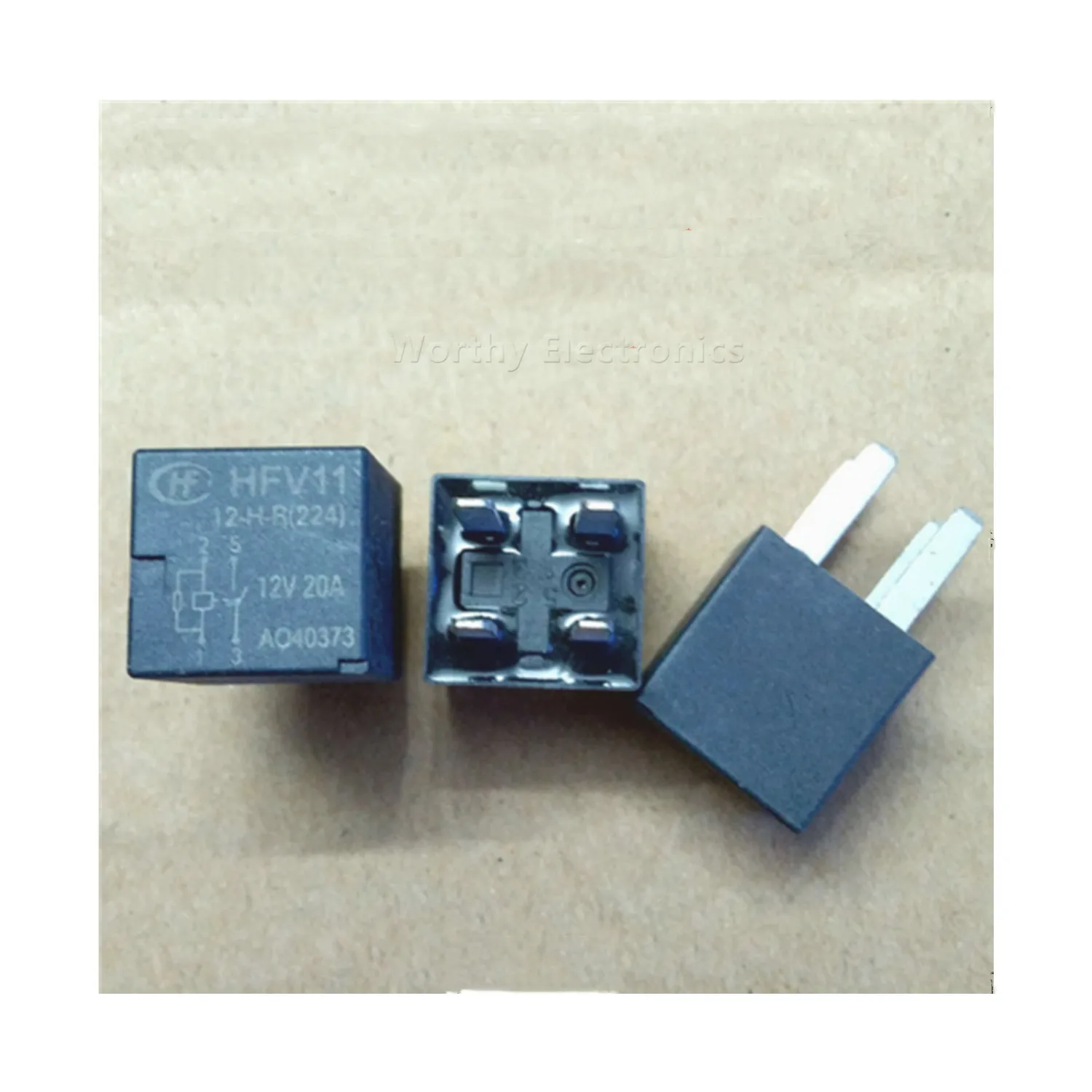 

Free shipping 10pcs/lot HFV11/12-H-R Automotive relay 4 feet 20A