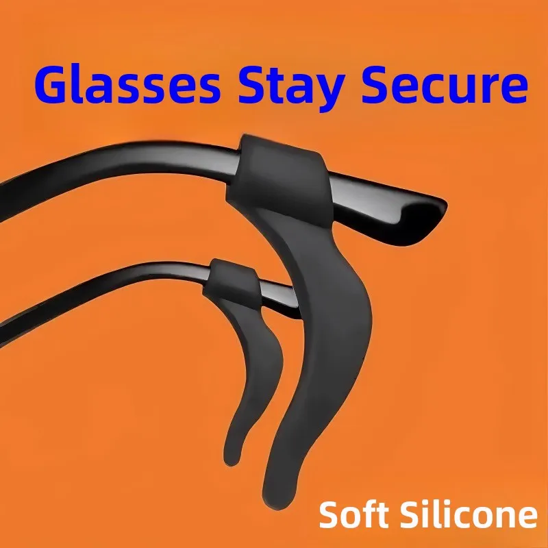 

Anti-Slip Silicone Ear Hooks for Glasses Children Frame Leg Hanging Hooks Fixed Clips Prevent Glasses from Falling off