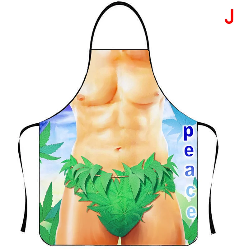 11 Style Aprons Sexy Funny Kitchen For Women Man BBQ Cleaning Cooking Apron Stain-proof Apron Barbecue Apron