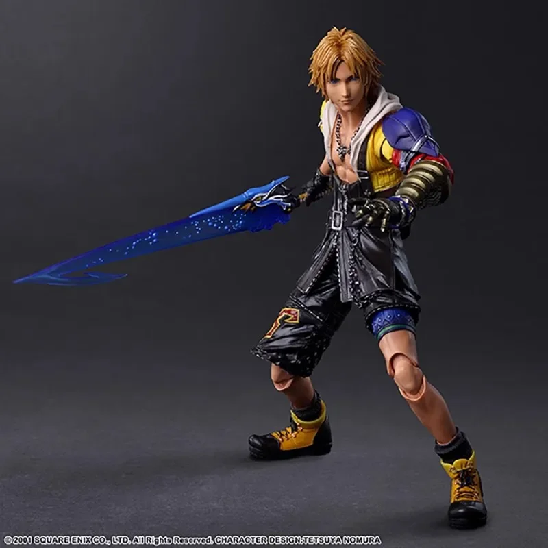 25CM Baru Anime Bermain Seni TIDUS Final Fantasy X Pvc Action Figure Koleksi Dekorasi Meja Model Mainan Boneka Hadiah Ulang Tahun Anak