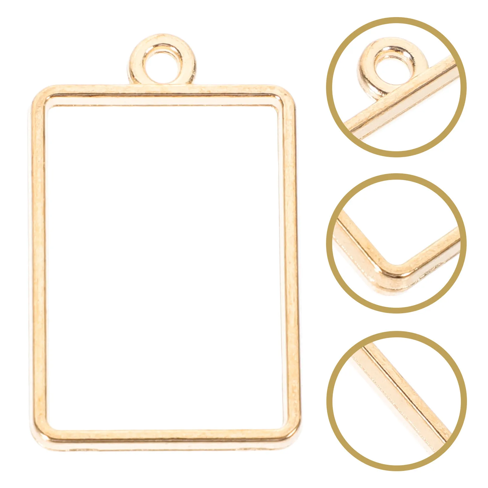 

50 шт. полых заготовок для подвесок из смолы и сплава для изготовления ювелирных изделий, DIY-украшений и рукоделия