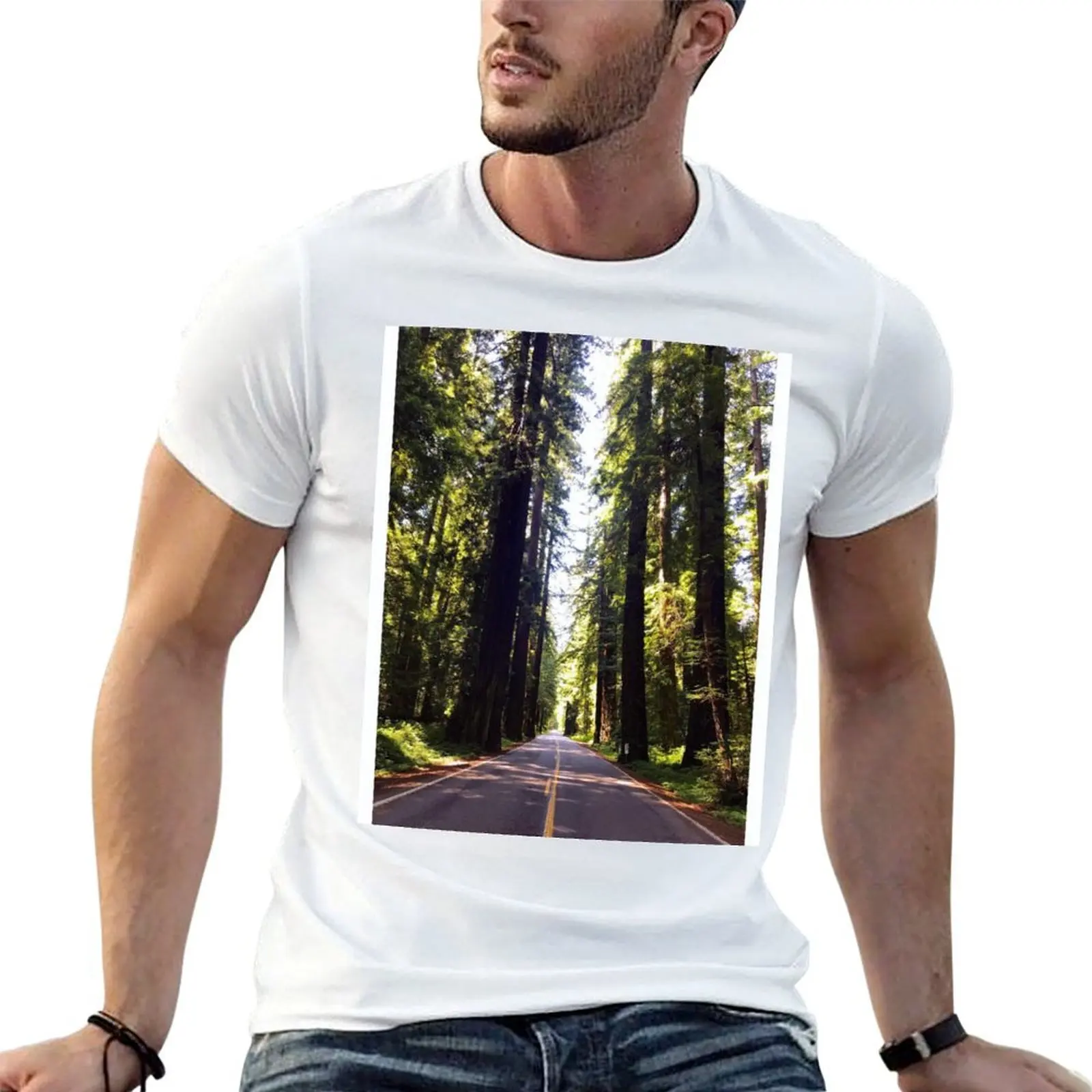 Wanderlust Forest T-Shirt hippie clothes summer 2026 mens t shirts casual stylish