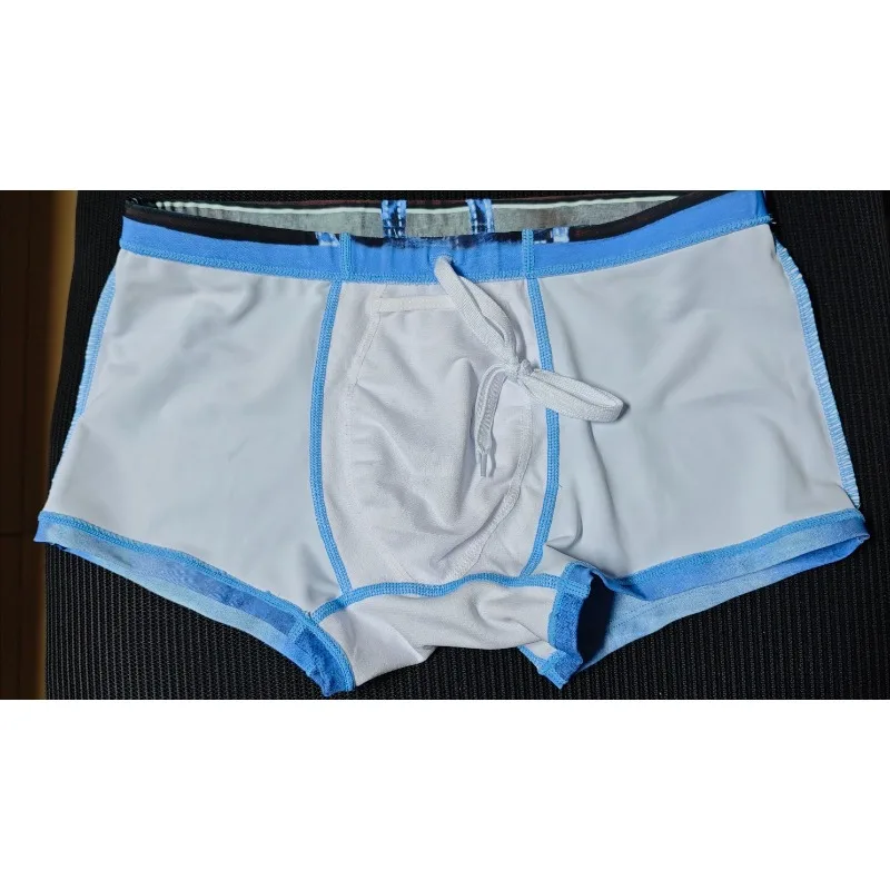

Cross-border new men's printed boxer swimming trunks elastic quick-drying breathable close-fitting swimming trunks men's UXH249