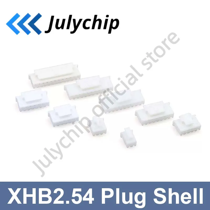 50pcs XHB2.54 plastic shell plug with buckle 2P3P4P5P6P7P8P9P10P11P12P13P15P etc.