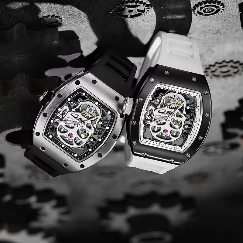 Factory Choice Watches Fully Automatic Mechanical Watch Adopts Upgraded Carbon Fiber Material Wrist Watch with Luminous Hand L S