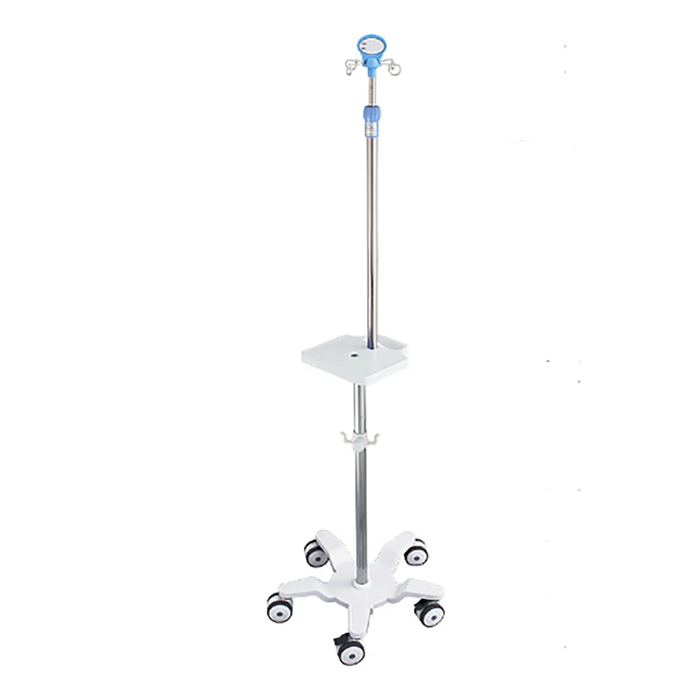 Aço inoxidável Iv Drip Stand, Cama hospitalar médica, Teto Montado Iv Pole