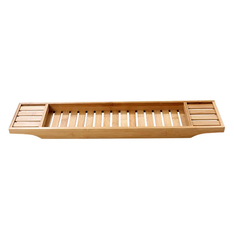 1PC Bamboo Extension Antiskid Bathroom Multi Function Bathtub Shelf Toilet Spa Bath Shelf Bathtub Tray Bathtub Accessories