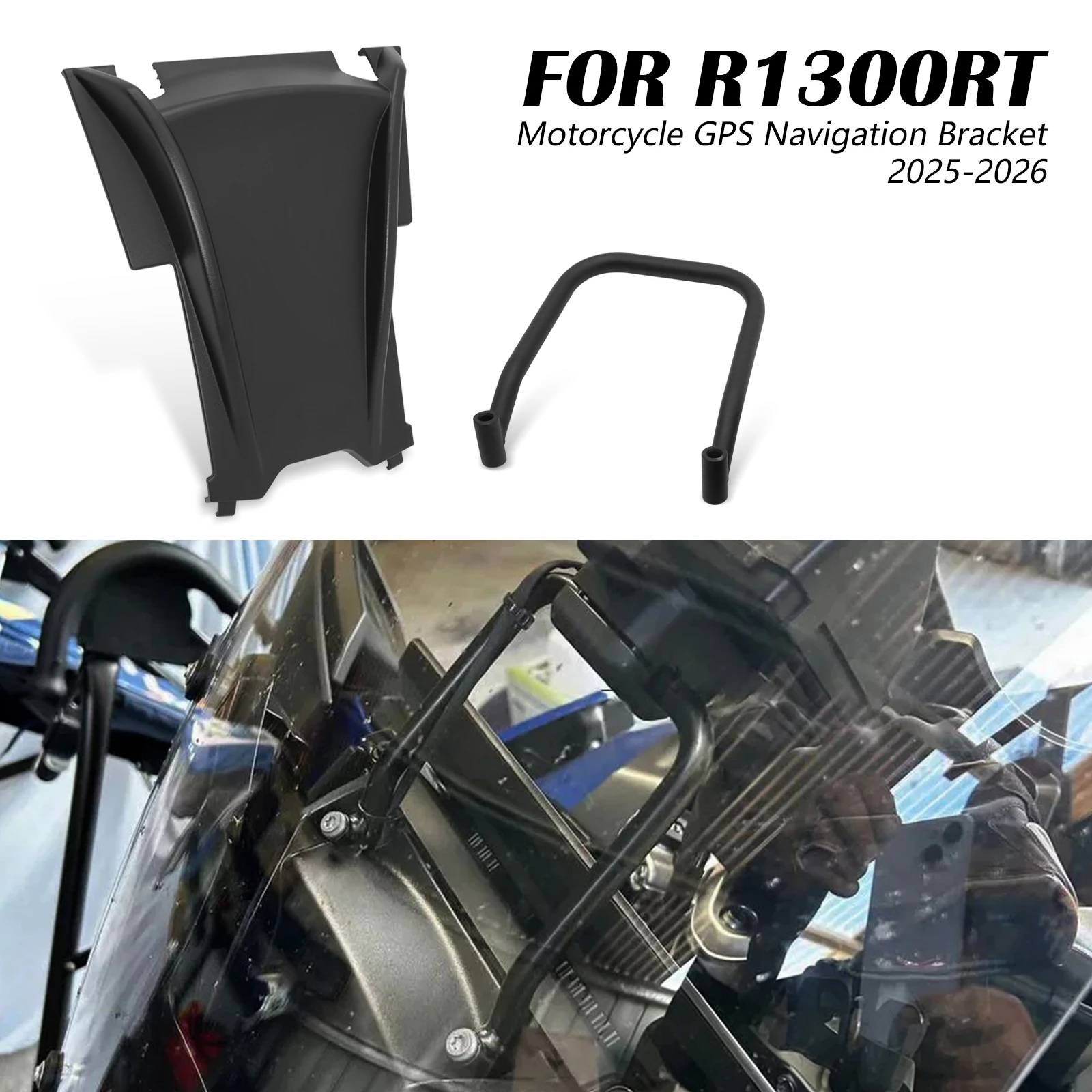 For BMW R1300 RT 2026 R 1300 RT R 1300RT R1300RT 2025 Motorcycle Windshield Navigation Bracket Multi-function Expansion Bracket