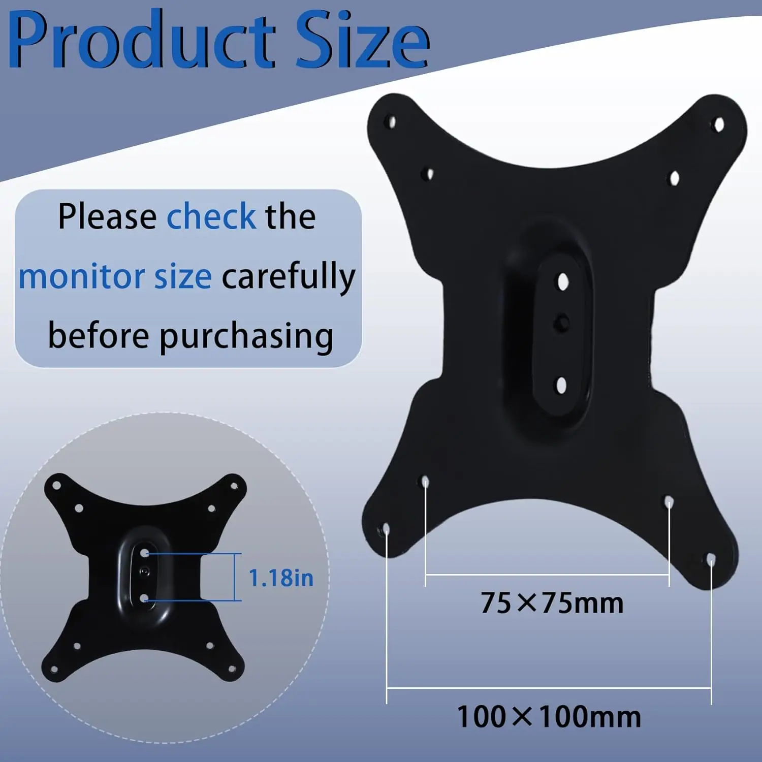 VESA Mount Adapter for MSI Optix MAG341CQ AG32C
