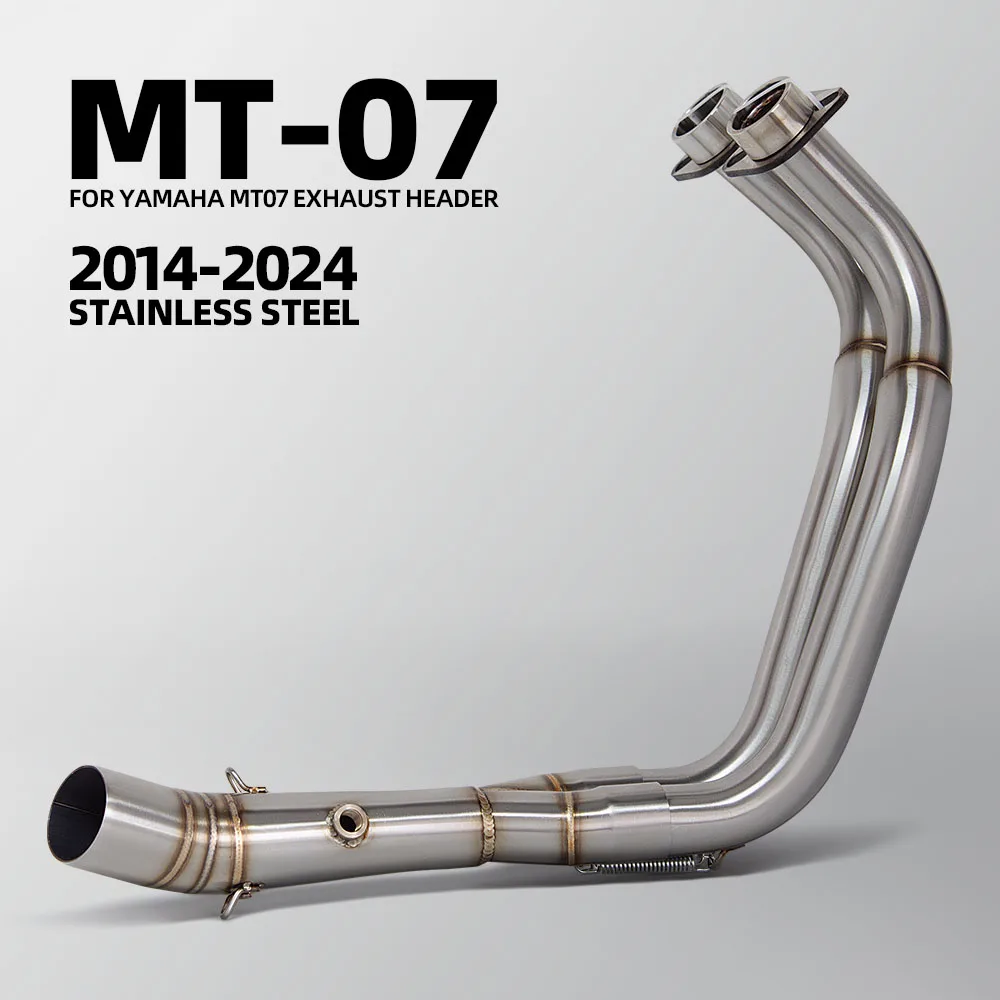 For YAMAHA MT07 FZ07 XSR700 R7 2014-2026 Motorcycle Exhaust Manifold Modify Escape Kit Headers Tube 51mm