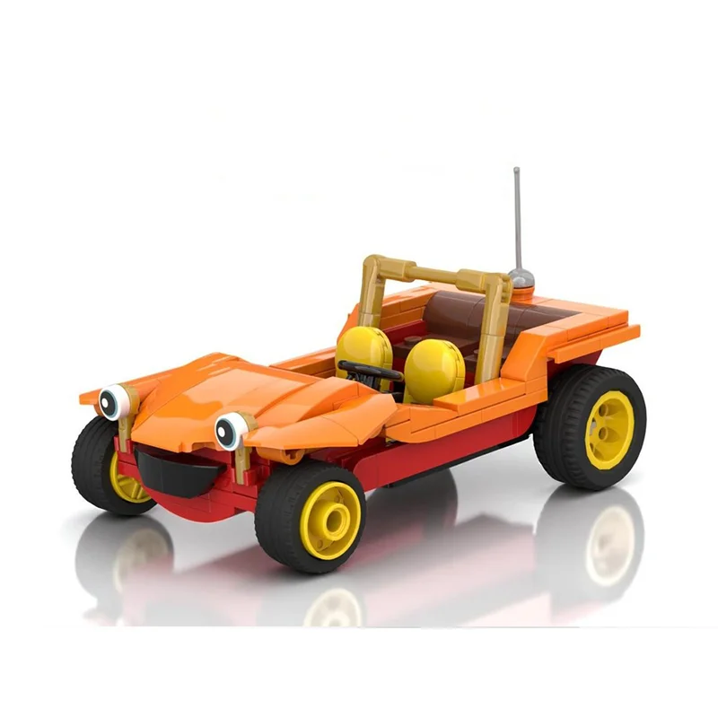 

MOC 8-блочный городской багги Speed Champion 192, детали, строительные блоки для творческих детей и взрослых