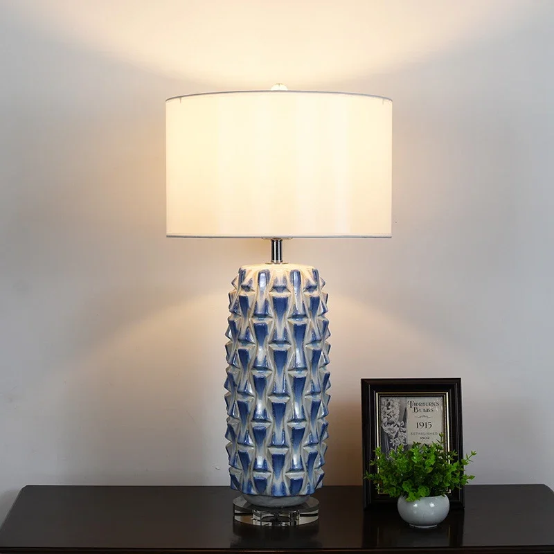 DLMH Contemporary CeramicTable Lamp Creativity Living Room Bedroom Study Hotel Homestay engineering Desk Light