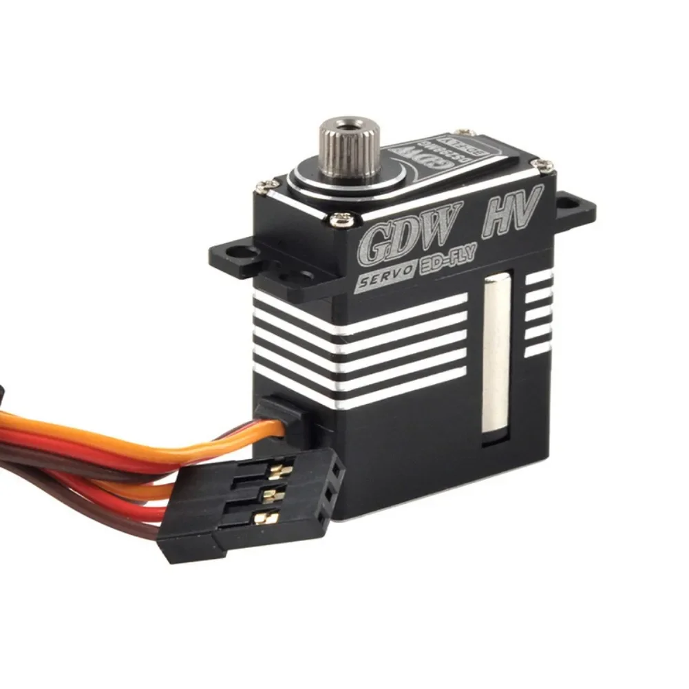 GDW DS298MG Metal Digital Servo Motor 9.1KG High-torque Steering Gear 30E Fixed Wing Model Aircraft for RC Airplane