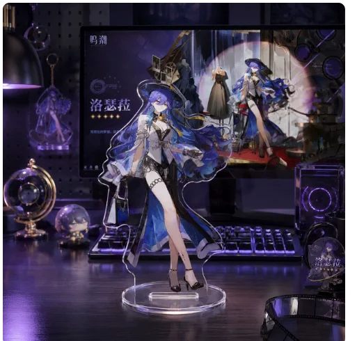 Japanese Anime Wuthering Waves Acrylic Stand Figure Model Plate Cosplay Collection Desktop Decor Gifts XYZ