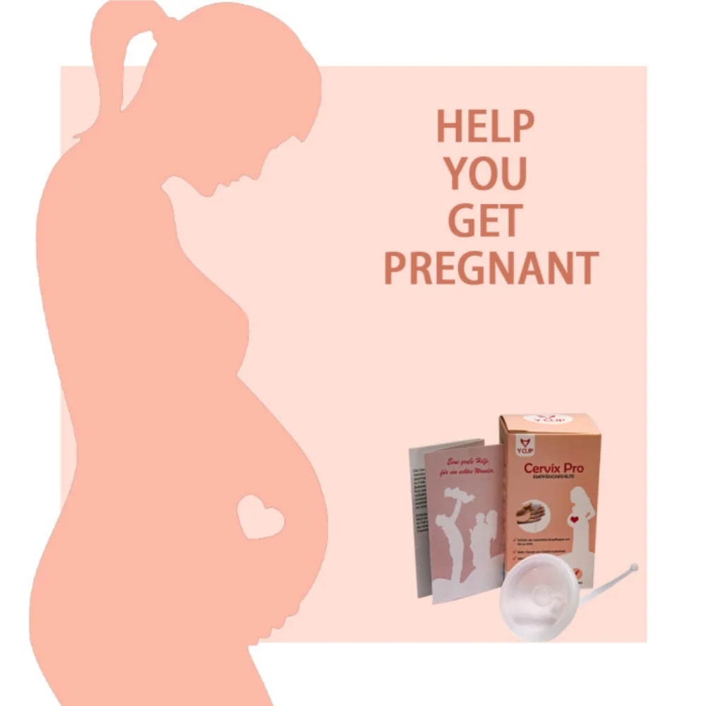 1 قطعة سيليكون شفاف الخصوبة تصور المعونة كوب قابلة لإعادة الاستخدام الطبيعية لدعم الخصوبة الحفاظ على الحيوانات المنوية قريبة من Cervix